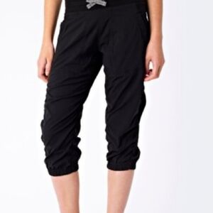 Ivivva Dance Studio Live To Move Crop Cropped Pants Black Sixz 10